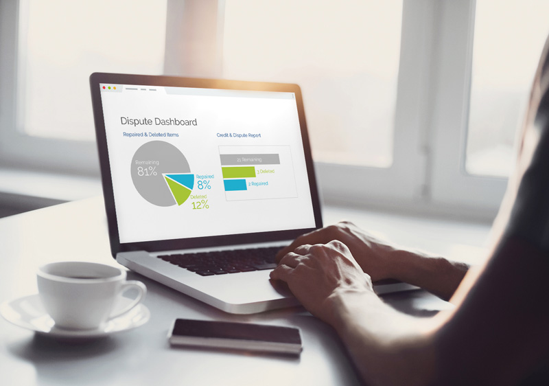 credit repair dispute dashboard